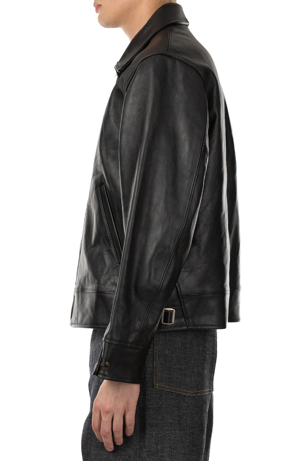 Taiga Takahashi - Lot.802 Cossack Leather Jacket - Black